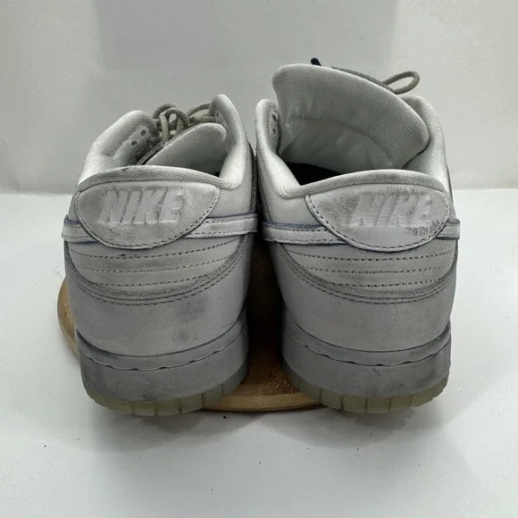 Nike Dunk Low Shoes Mens Size 11 Gray Leather Low Top Sneakers DX3722-001 - Picture 4 of 10
